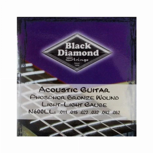 قیمت خرید فروش سیم گیتار Black Diamond N600LL Light-Light Phosphor Bronze Wound 